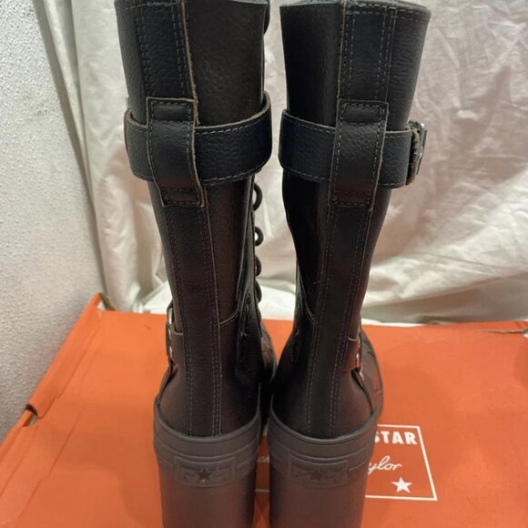 Converse Chuck 70 De Luxe Heel Leather Boot US W7 Black - Picture 5 of 11